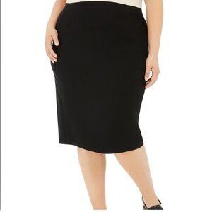 Eileen Fisher - women’s Black Viscose blend Ponte stretch jersey knit Pull on XL